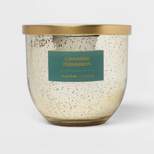 15oz Mercury Glass Candle Cashmere Persimmon Green - Threshold™