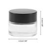 Unique Bargains Transparent Cream Glass Bottle for Bathroom 1 Pc - 4 of 4