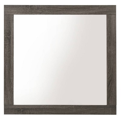 Acme Furniture Avantika Dresser Mirror Rustic Gray Oak