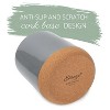 Elanze Designs My Cooking Is So Good Ceramic Cork Bottom Gray Large Capacity Utensil Holder Crock for Countertop Storage, Stylish & Durable for - 3 of 4