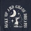 Men's - Peanuts - Wake Up And Chase Dreams Graphic Fleece Sweatshirt - 2 of 4