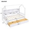 Wooden Kids Bed With Sturdy Pinewood Frame, Modern Design for Child Play & Sleep with Storage-Maison Boucle - 3 of 4