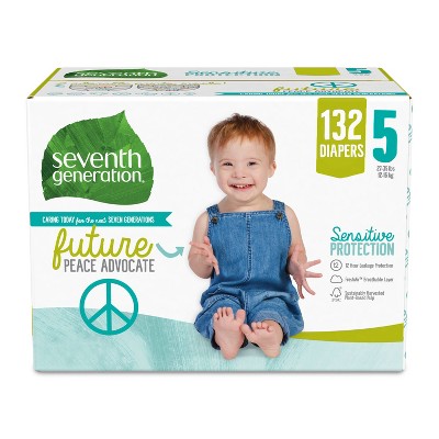 Seventh Generation Sensitive Protection Diapers XXL Pack - 132ct