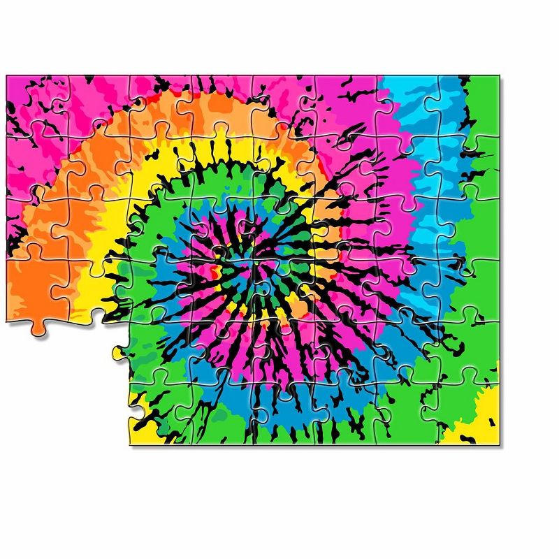 Anker Play Neon Tie Die 46 Piece Jigsaw Puzzle, 3 of 4