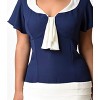 Unique Vintage Women's Plus Wilshire Flapper Day Dress - 2 of 4