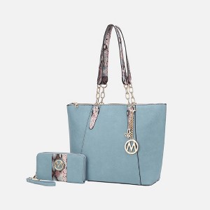 MKF Collection Ximena Women’s Tote Bag with matching Wristlet Wallet by Mia K - 1 of 3