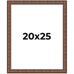 PosterPalooza | 20x25 Modern Bamboo Picture Frame, UV Acrylic, 5 Finishes - 1 of 4