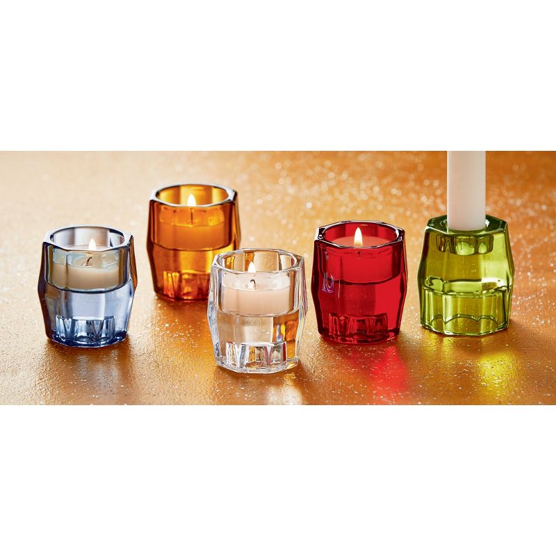 tag Gem Geo Glass Reversible Taper and Votive Candle Holder, 3 of 4