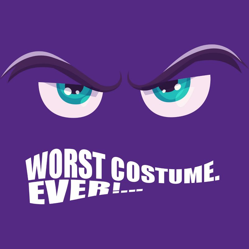 Women's Design By Humans Worst Costume Ever (Halloween) By Editive Racerback Tank Top, 2 of 4
