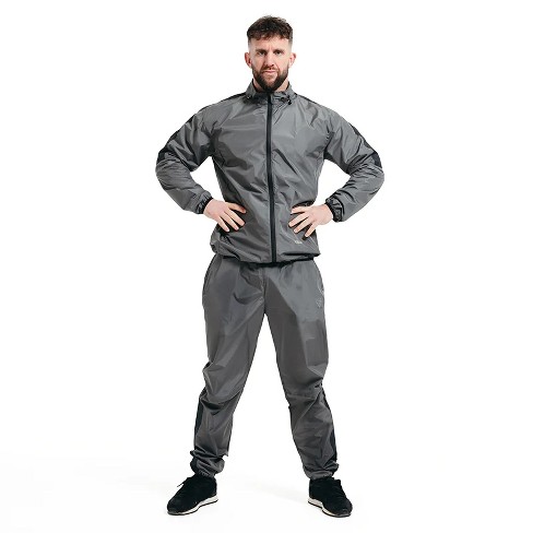 Rdx C1 Weight Loss Sauna Suit Neoprene Full Body Sweat Suit Slimming Training Fitness And Workout Gear Gray 3x Large Target