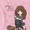 Boys' Harry Potter Hermione Granger Quote And Stars T-Shirt Pink X Large - 3 of 4