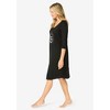 Avenue Body Three-Quarter Sleeve Sleepshirt - 3 of 3