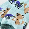 Women's Shopping Cats Low Cut Socks - Aqua 4-10 - 3 of 3