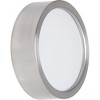 Progress Lighting Portal 1-Light LED Flush Mount, Brushed Nickel, White Acrylic Shade - 3 of 4