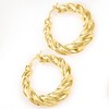 Ross-Simons Italian 18kt Yellow Gold Graduated Twisted Hoop Earrings - 3 of 4
