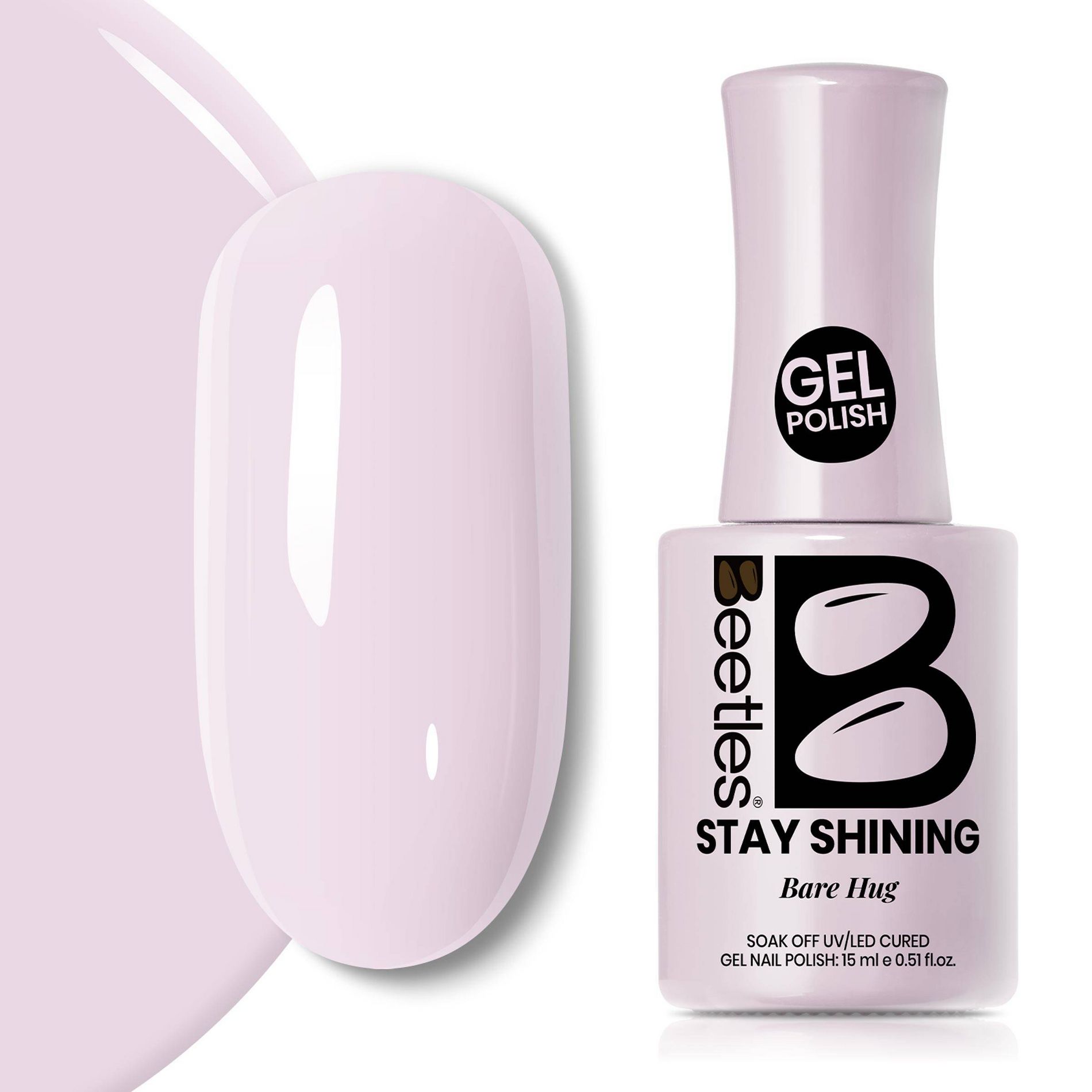 Beetles Stay Shining Collection Salon-Quality Gel Nail Polish - 0.51 fl oz