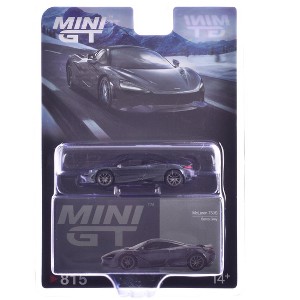 McLaren 750S Saros Gray Limited Edition 1/64 Diecast Model Car by Mini GT - 1 of 1