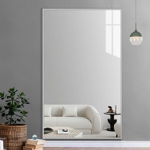 Dovelina Modern Metal Frame Rectangle Decorative Wall Mirror - 1 of 4