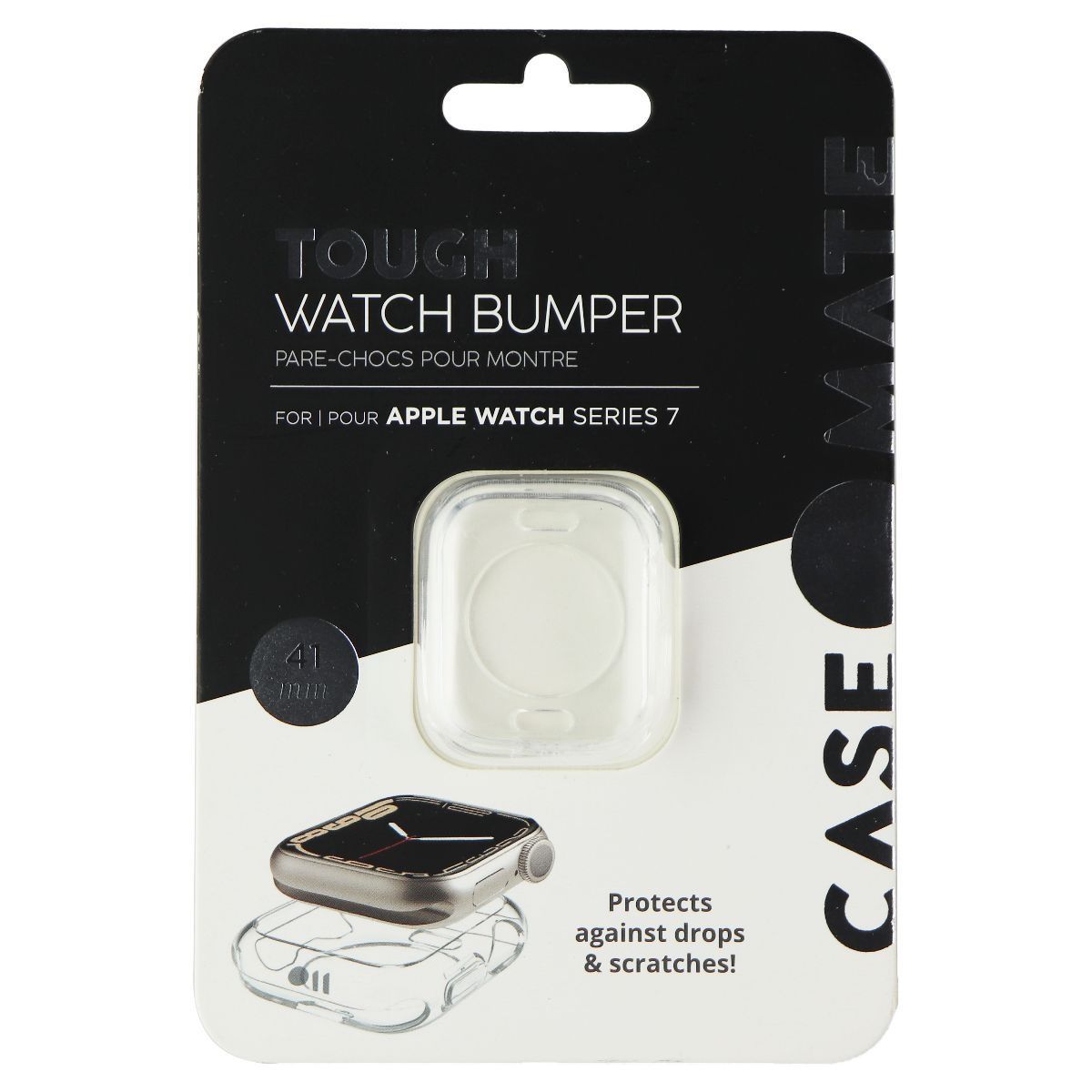 Case-Mate Tough Watch Bumper for Watch Series 7 - Clear