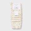 Women's Cotton Blend Ribbed Fleck Slouch Crew Boot Socks - Auden™ Ivory 4-10 - 3 of 4