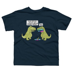 Boy's Design By Humans Funny Did You Eat The Last Unicorn Dinosaur By MiuMiuShop T-Shirt - 1 of 3