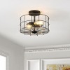 Hannes 2 Light 12.5" Flush Mount - FLU4087 - Safavieh - 4 of 4