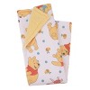 NoJo Disney Winnie the Pooh Summertime Fun Yellow, Orange, and White Super Soft Cuddly Plush Baby Blanket - 3 of 4