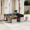vidaXL Garden Sofa Set Grey - 2 of 4