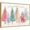 Amanti Art 33"x23" Holiday Sparkle I by Dina June Framed Canvas Wall Art Print - 2 of 4