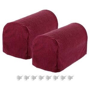 Unique Bargains Stretchy Anti-Slip Sofa Couch Armchair Covers 2 Pcs - 1 of 4