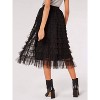 Women's Tulle Layered Midi Skirt - APRICOT - 2 of 3