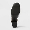 
Women's Lucky Square Toe Mary Jane Heels with Memory Foam Insole - A New Day™ Black - 4 of 4