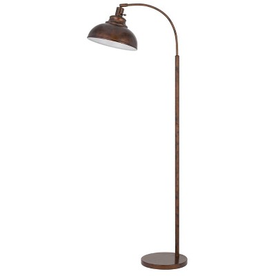 61" Adjustable Height Metal Floor Lamp Rust - Cal Lighting