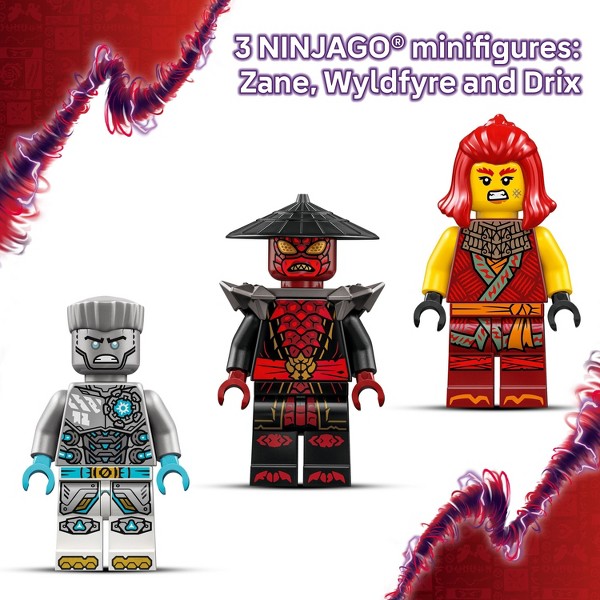LEGO NINJAGO Traje de Batalla de Zane Mech Juguete Ninja 71827 4