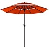 Tangkula Outdoor Auto-tilt Patio Market Umbrella W/ Double Vented - 4 of 4