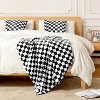 1pc Checkered Flannel Fleece Throw Blanket Soft Cozy Checkerboard Grid Print Chessboard Gingham Pattern Blankets, Christmas Gifts. - 2 of 4