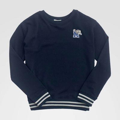 NCAA Memphis Tigers Meshback Sweatshirt - Blue L