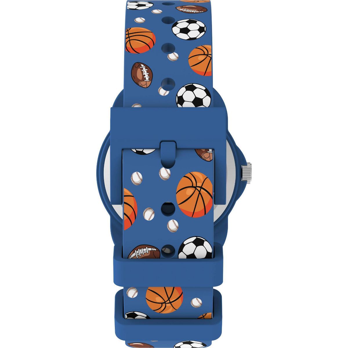 Kids Timex Time Teacher Watch with Sports Silicone Strap - Blue TW2Y59900 - thumbnail 4