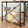 Bestier 47 inch Corner L-Shaped Desk with Storage Shelves Home Office Desk - 4 of 4