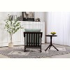 CIPACHO woven fabric  Mid Century Modern Accent Chairs Comfy Upholstered Glider Arm Chair with Solid Wood for Living Room Bedroom Balcony - 3 of 4