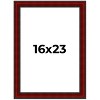 PosterPalooza | Weathered Red Picture Frame - UV Acrylic, Foam Board Backing, Hanging Hardware - 2 of 4