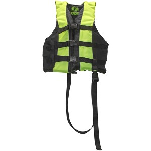 Hardcore life jacket paddle vest; Coast Guard approved Type III PFD life vest flotation device w/Leg Strap - 1 of 4