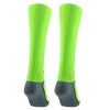 Unique Bargains R-BAO Authorized Cotton Blends Breathable Outdoor Sports Soccer Football Long Socks Fluorescent Green 1 Pair - 2 of 4