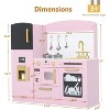 Wooden Play Kitchen Set for Kids with Ice Maker, Sink, Microwave, Dishwasher & Accessories – Educational Role Play Toy for Toddlers Ages 3+ - 3 of 4