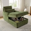 VANOMi Upholstered Chaise Lounge with Hidden Storage - 4 of 4