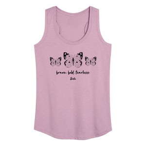 Women's - Barbie - Brave, Bold & Fearless Graphic Racerback Tank - 1 of 4