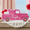 The Lakeside Collection Valentine's or St Patrick's LED Lighted Pink or Green Truck - Happy Valentine's Day - 2 of 2