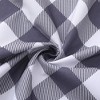 Buffalo Check Gingham Print Rod Pocket Short Kitchen Curtains - image 4 of 4