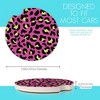LotFancy Car Coasters Ceramic, 4Pcs Leopard Car Cup Holder Coasters Absorbent, 2.56" - 2 of 4