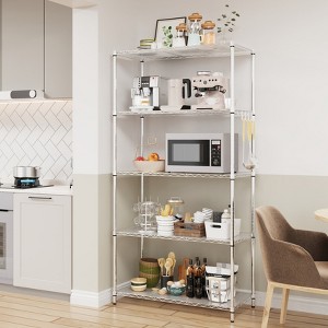 Vynxaria 5 Tier Shelf Wire Shelving Unit - 5T-1636-C-LKJ, 72H - 1 of 4